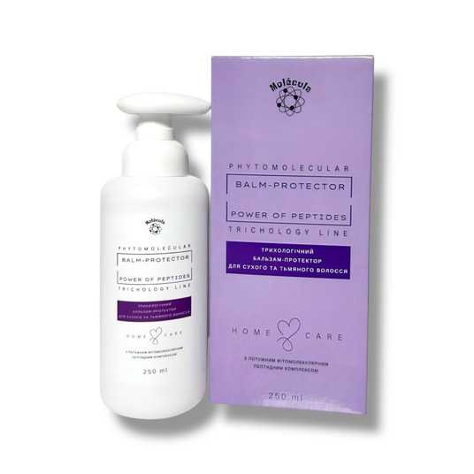 Molecula Balm-protector power of peptides PHYTOMOLECULAR Фітомолекулярнийбальзам-протектор для сухого та тьмяного волосся 250 мл