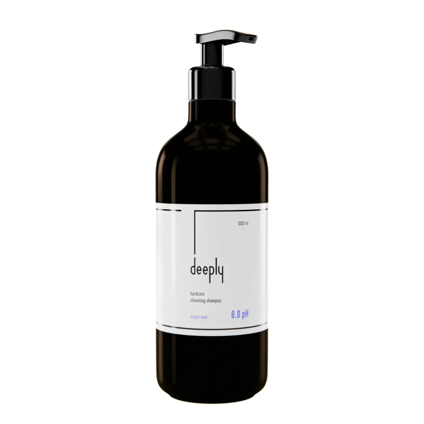 Шампунь глибокого очищення жорсткий 8.0 pH deeply hardcore cleansing shampoo